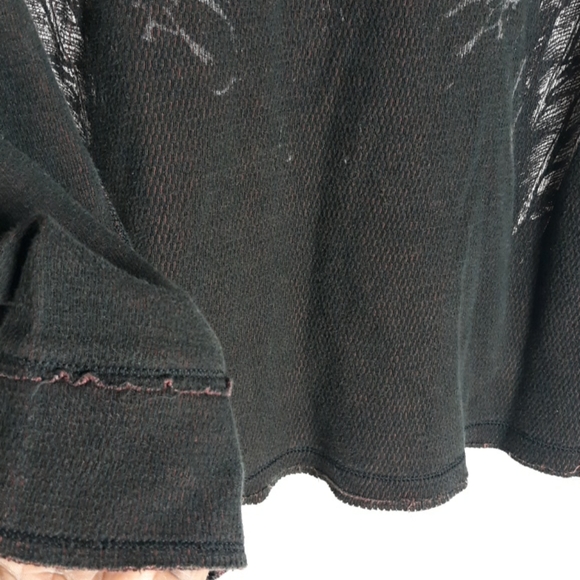 Affliction Mens Medium Distressed Pullover Sweater - Picture 4 of 6